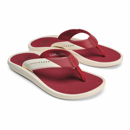 Olukai Ulele - Off White / Deep Red
