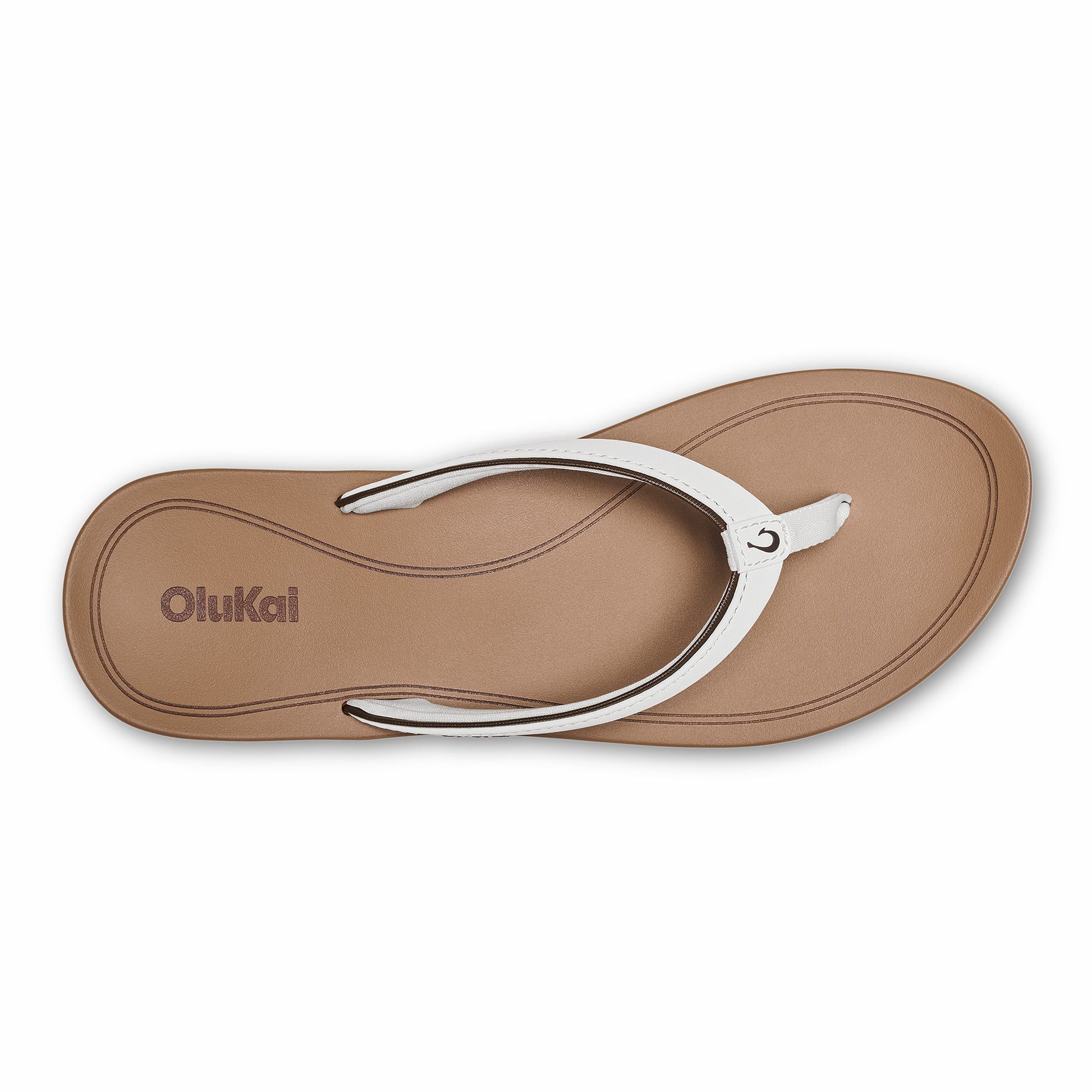 Olukai ‘Uiki Everyday Beach Sandals - White Sand / Almond