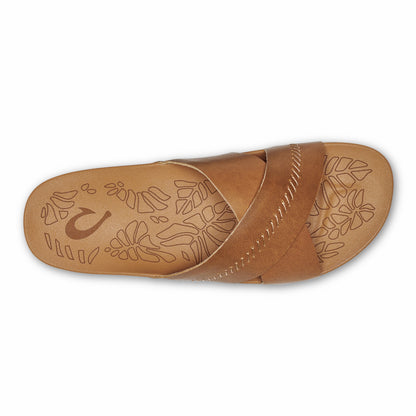 Olukai Kipe‘a ‘Olu Women‘s Slide Sandals - Sahara
