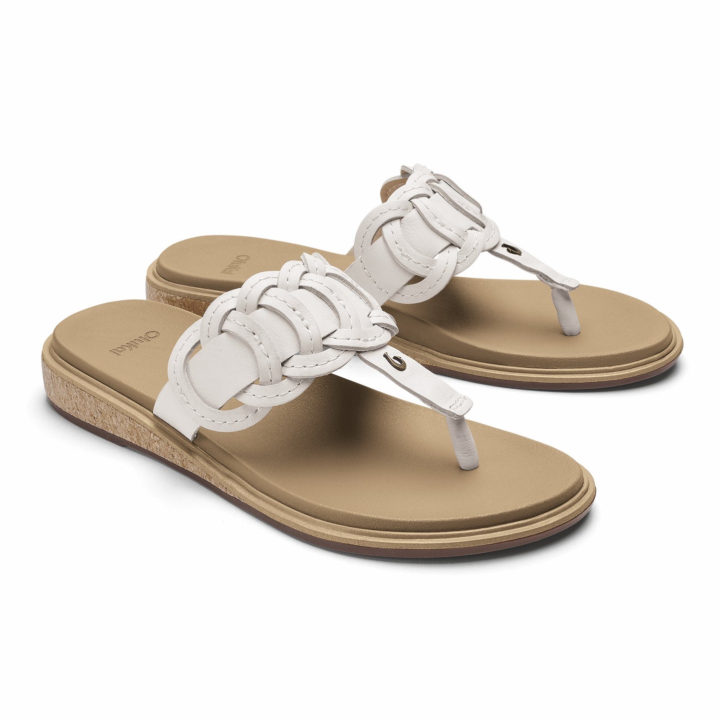 Olukai Kanani Vario - Bright White / Warm Sand