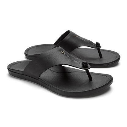 Olukai Ho‘ōpio Mele - Black / Black
