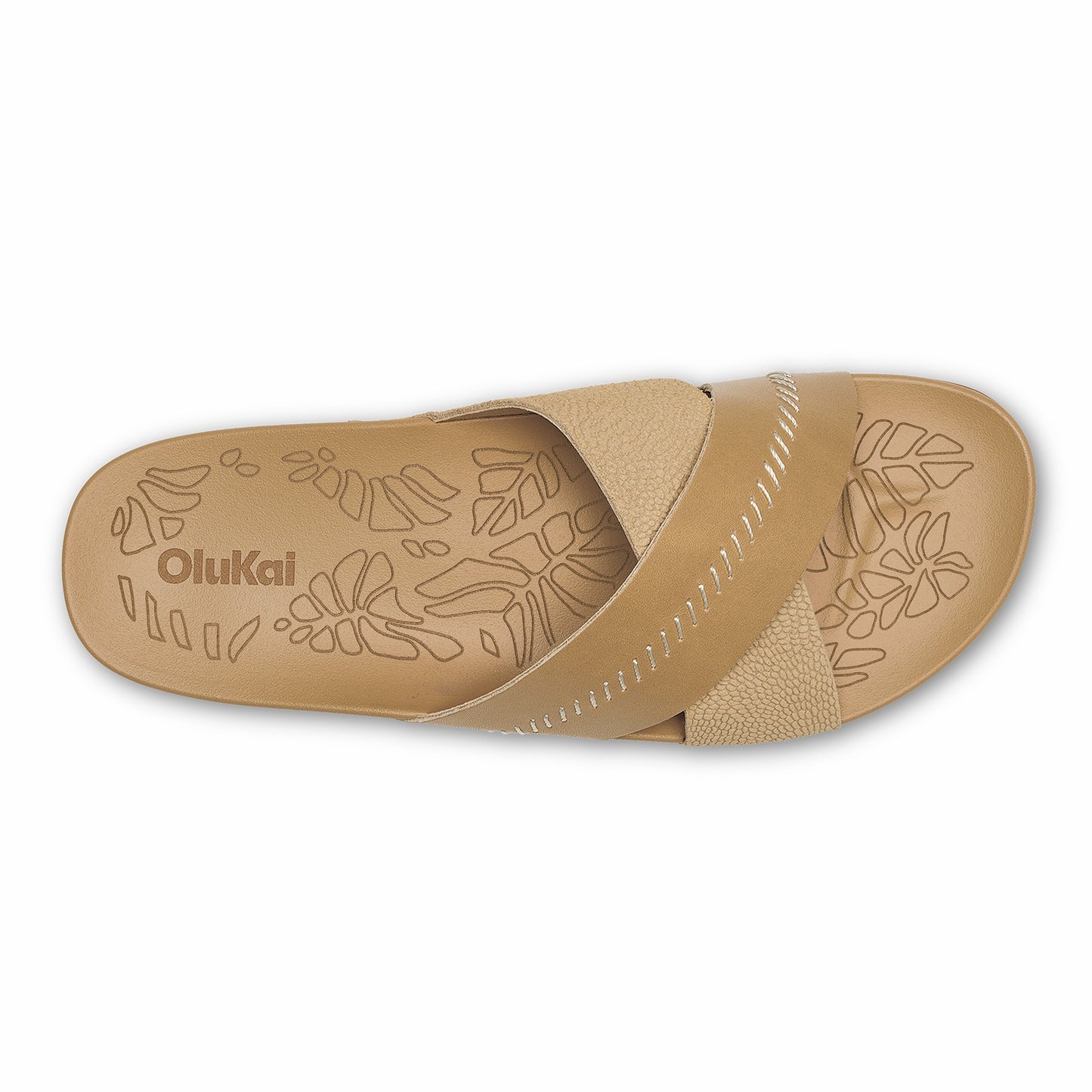 Olukai Kipe‘a ‘Olu Women‘s Slide Sandals - Warm Sand