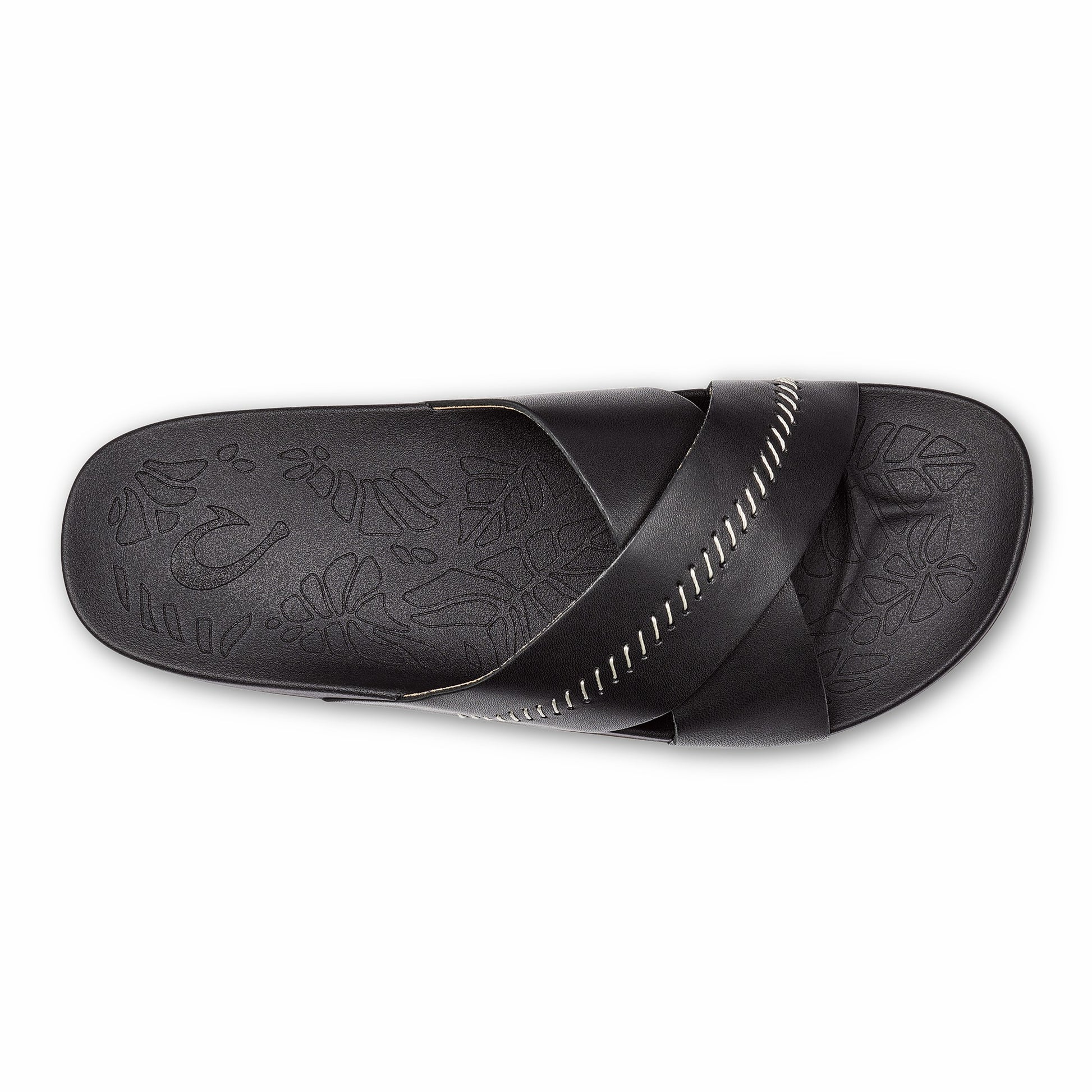 Olukai Kipe‘a ‘Olu Women‘s Slide Sandals - Black