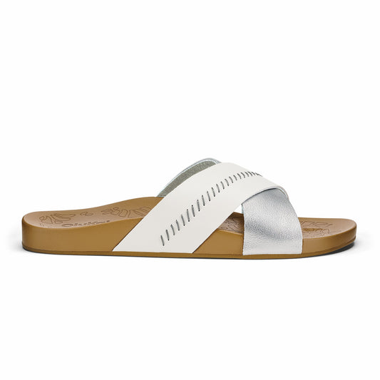 Olukai Kīpe‘a ‘Olu - Silver / Sahara