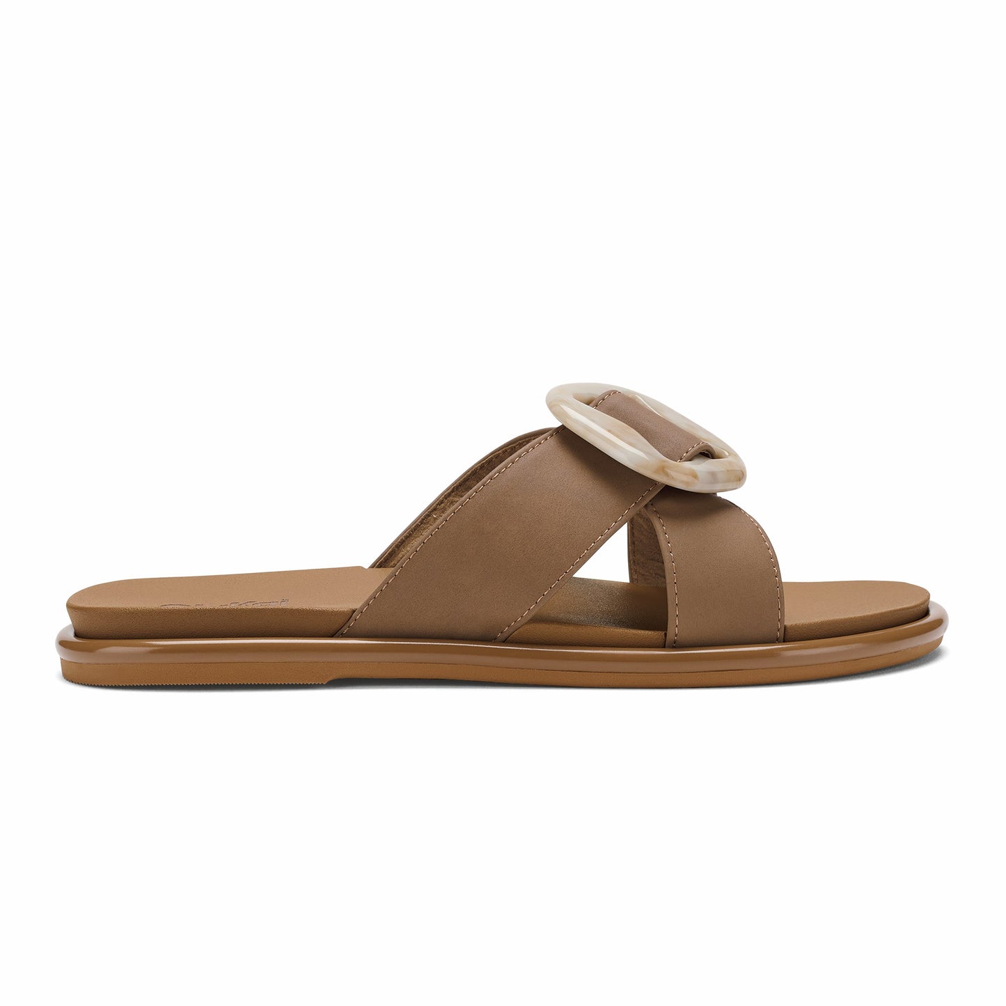 Olukai La‘i Slide Slide Beach Sandals - Tan
