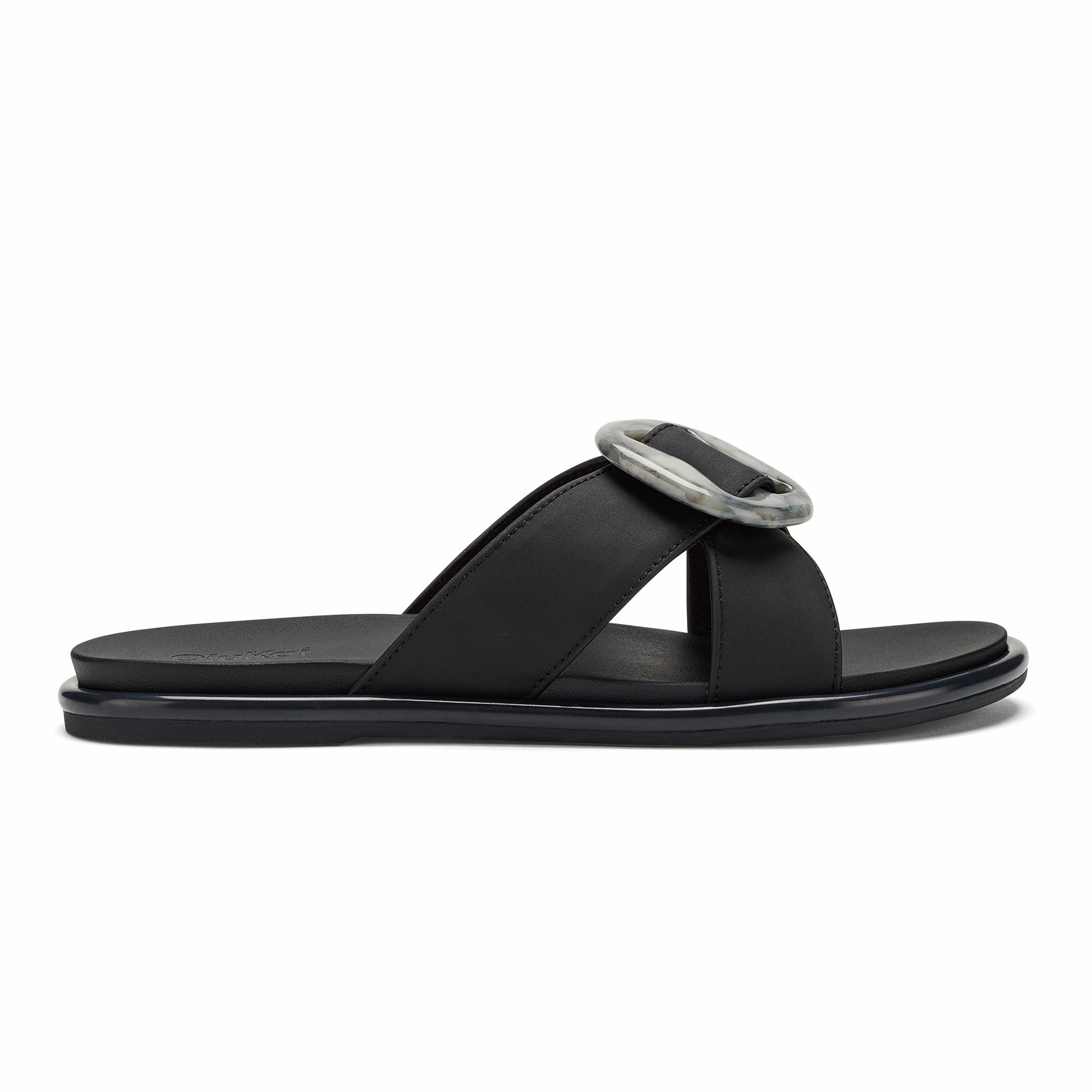 Olukai La‘i Slide Slide Beach Sandals - Lava Rock