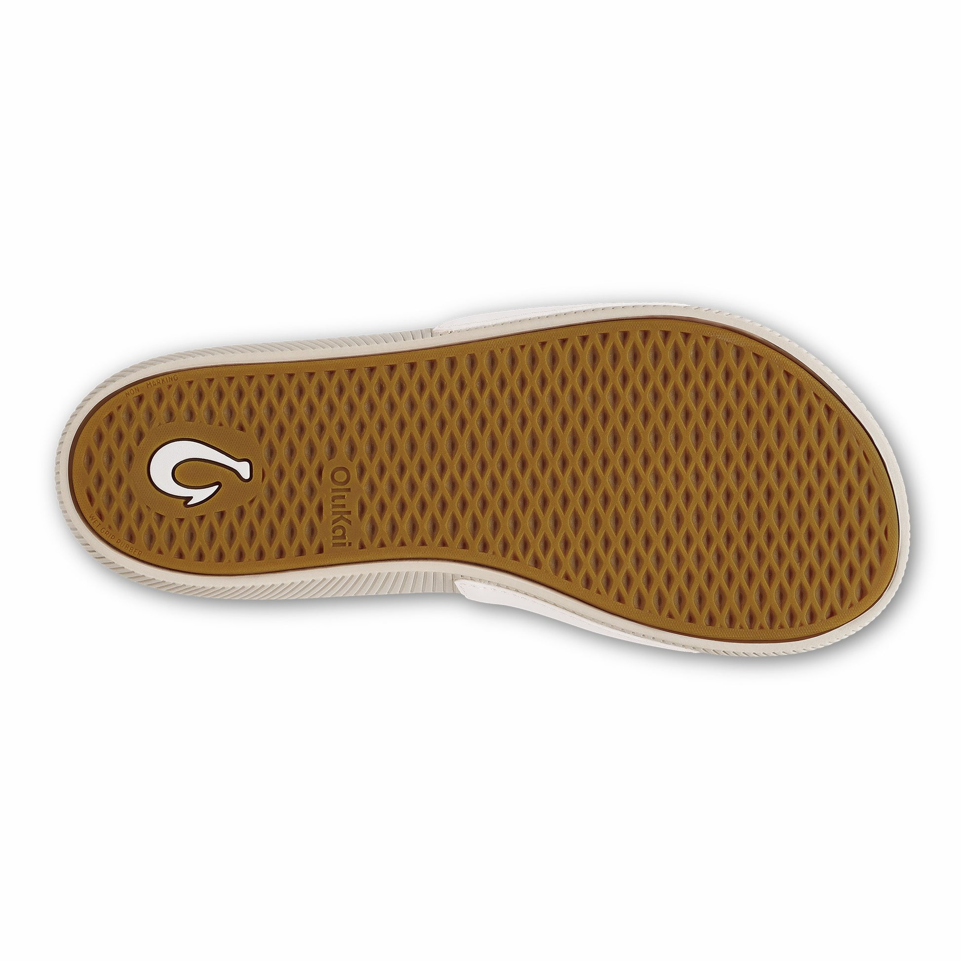Olukai Ulele Slide - Bright White / Tapa