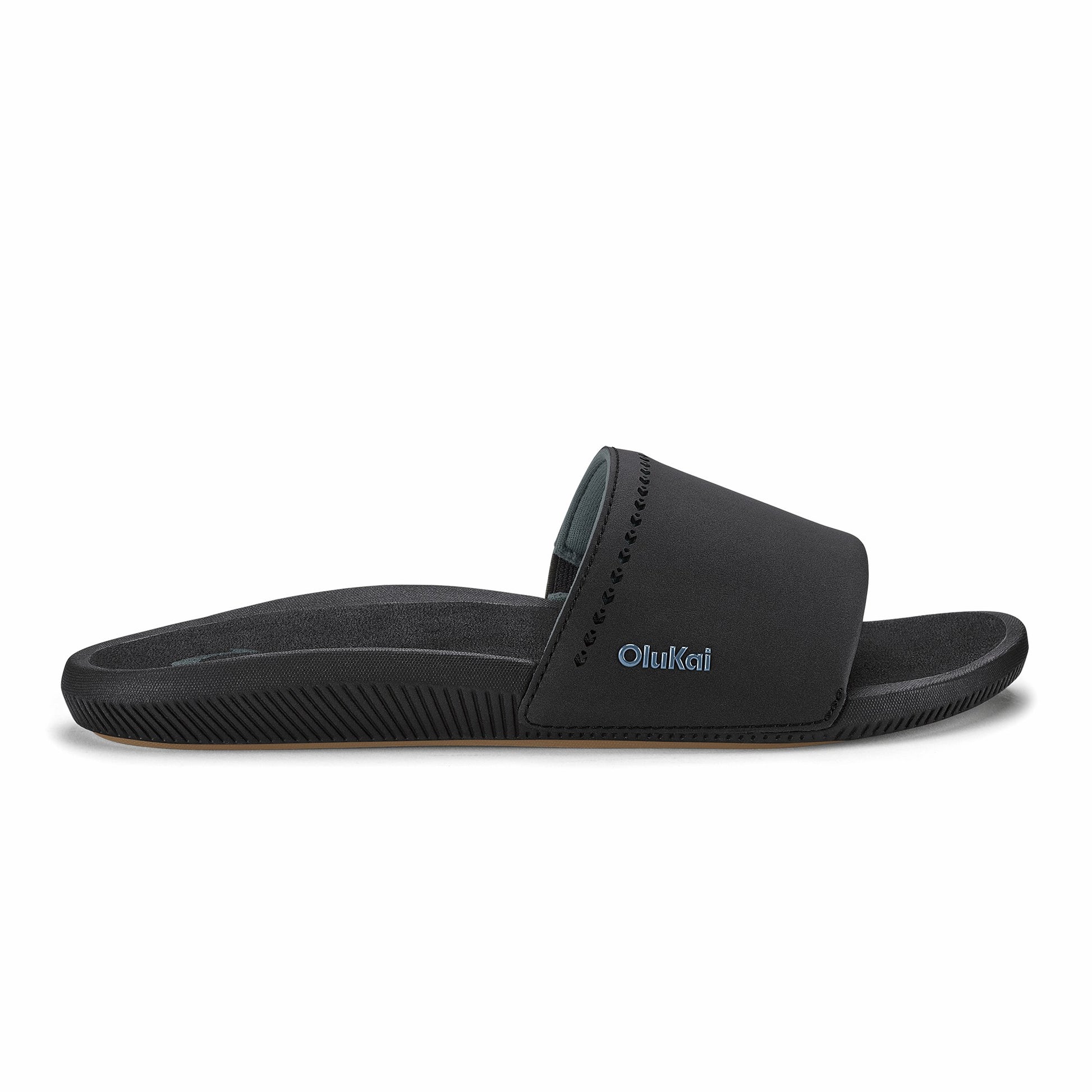 Olukai Ulele Slide - Black / Black