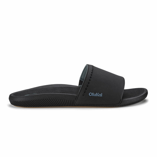 Olukai Ulele Slide - Black / Black
