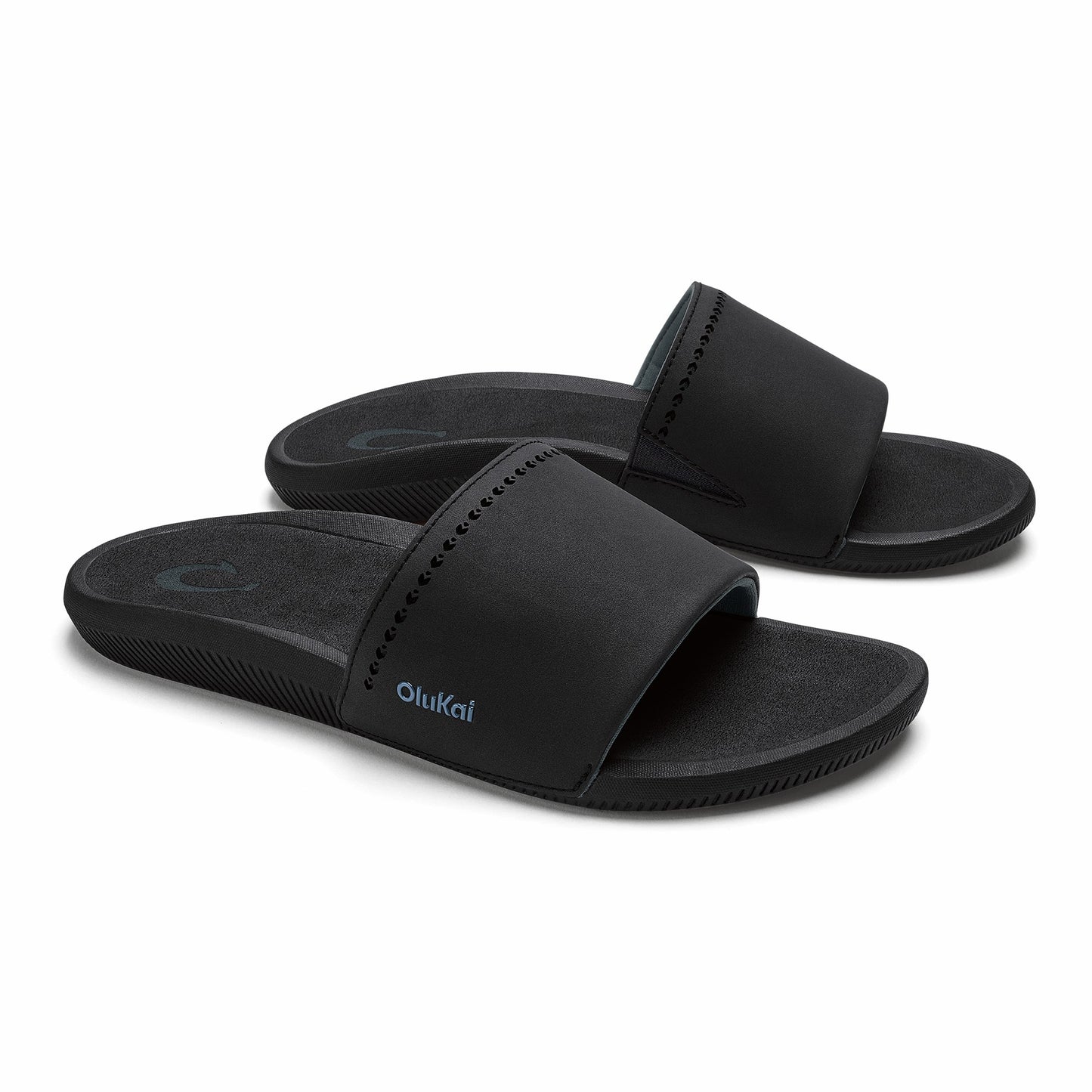 Olukai Ulele Slide - Black / Black