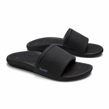 Olukai Ulele Slide - Black / Black