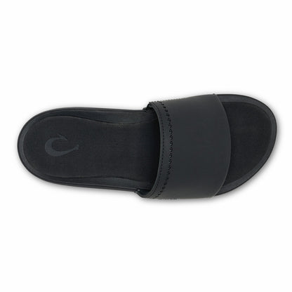 Olukai Ulele Slide - Black / Black