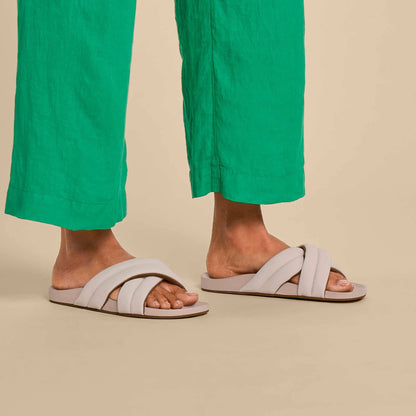 Olukai Hila Beach Slide Sandals - Cloudy
