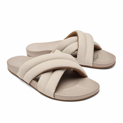 Olukai Hila Beach Slide Sandals - Cloudy