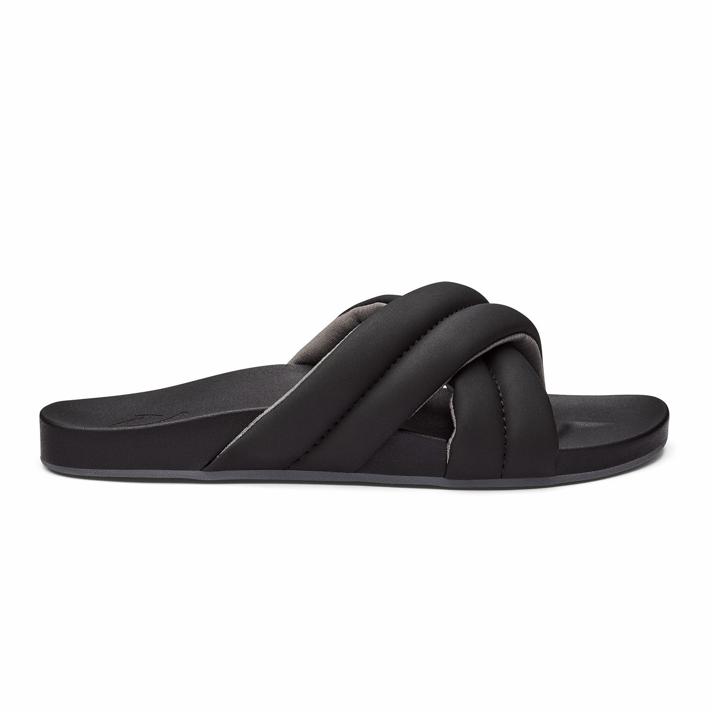 Olukai Hila Beach Slide Sandals - Black