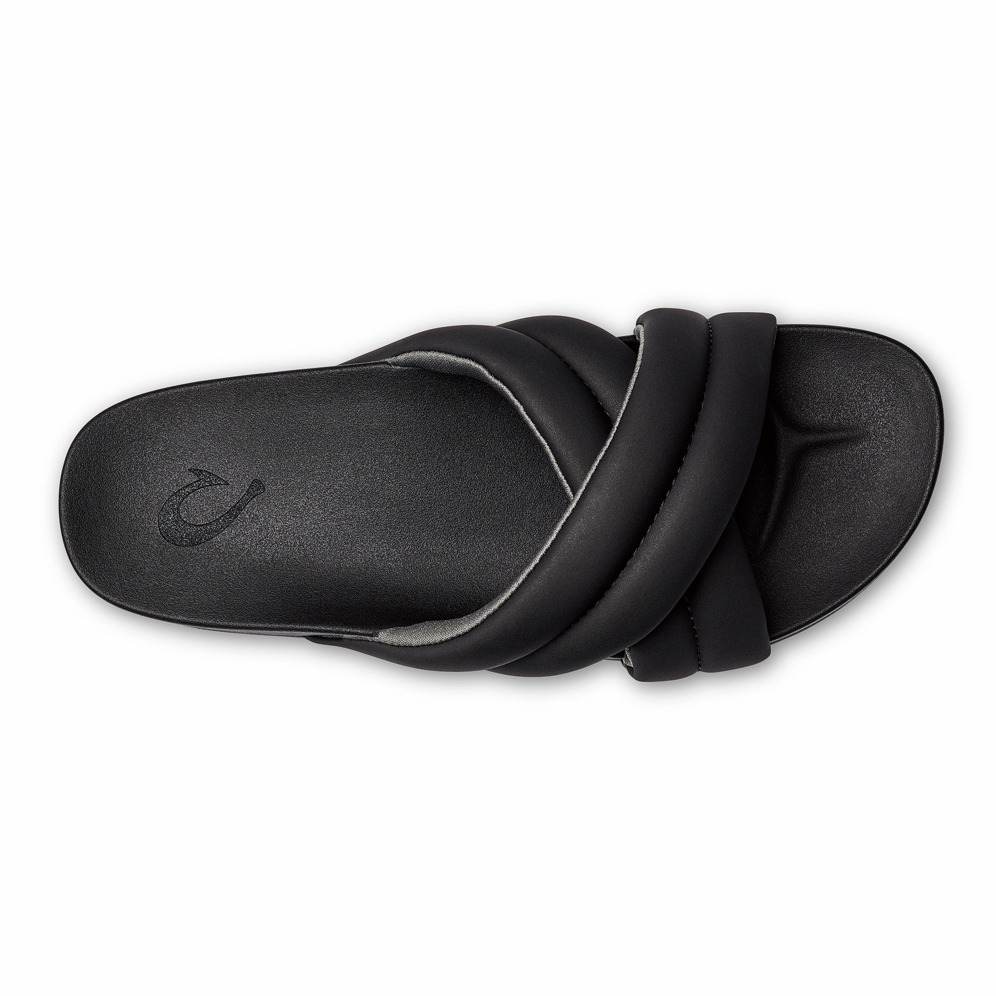 Olukai Hila Beach Slide Sandals - Black