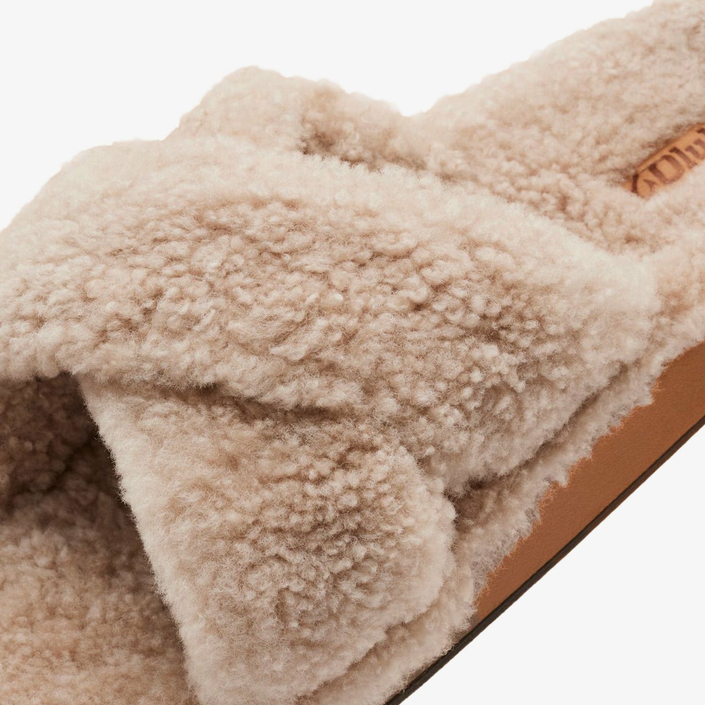 Olukai Hila Heu Slide Slipper Sandals - Tan