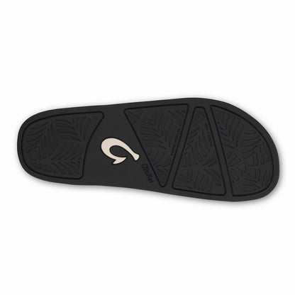 Olukai Hō‘ala Slide Slide Slipper Sandals - Black