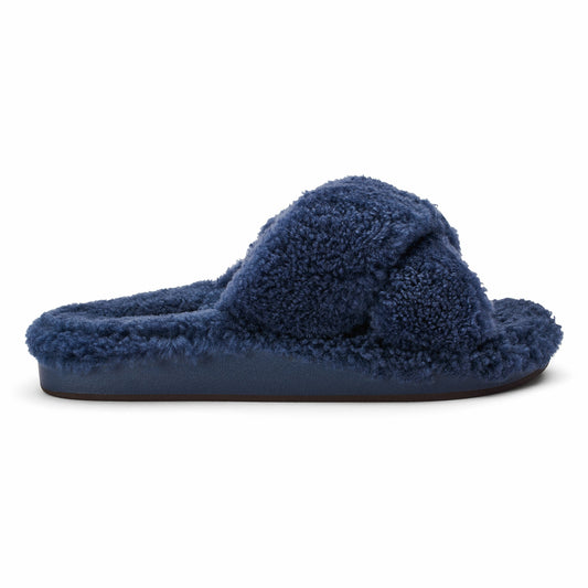 Olukai Hila Heu Slide Slipper Sandals - Moonlit Ocean