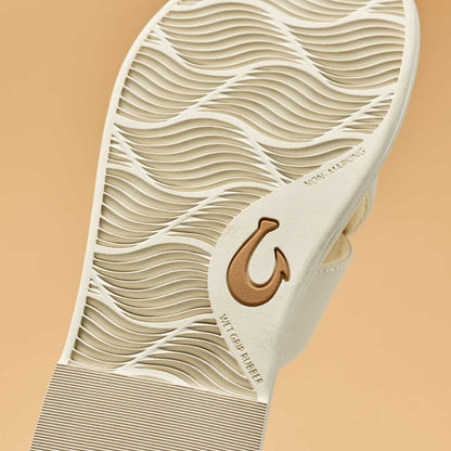 Olukai La‘i Slide Slide Beach Sandals - White Sand