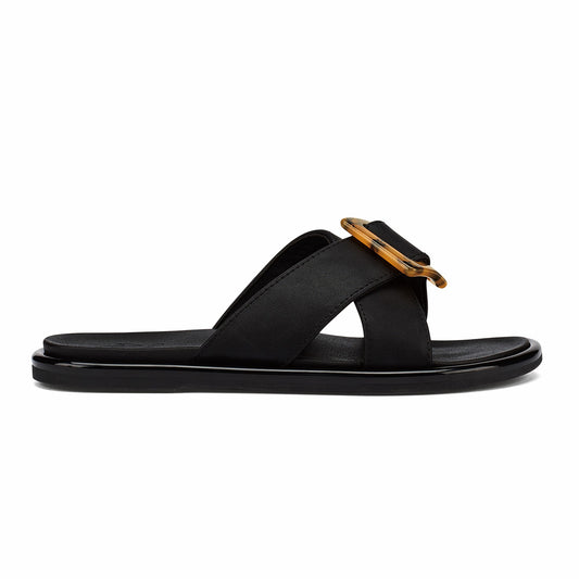 Olukai La‘i Slide Slide Beach Sandals - Black