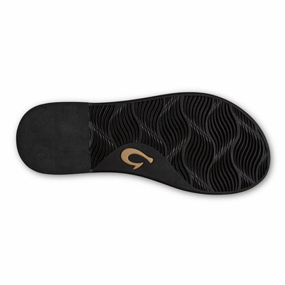 Olukai La‘i Slide Slide Beach Sandals - Black