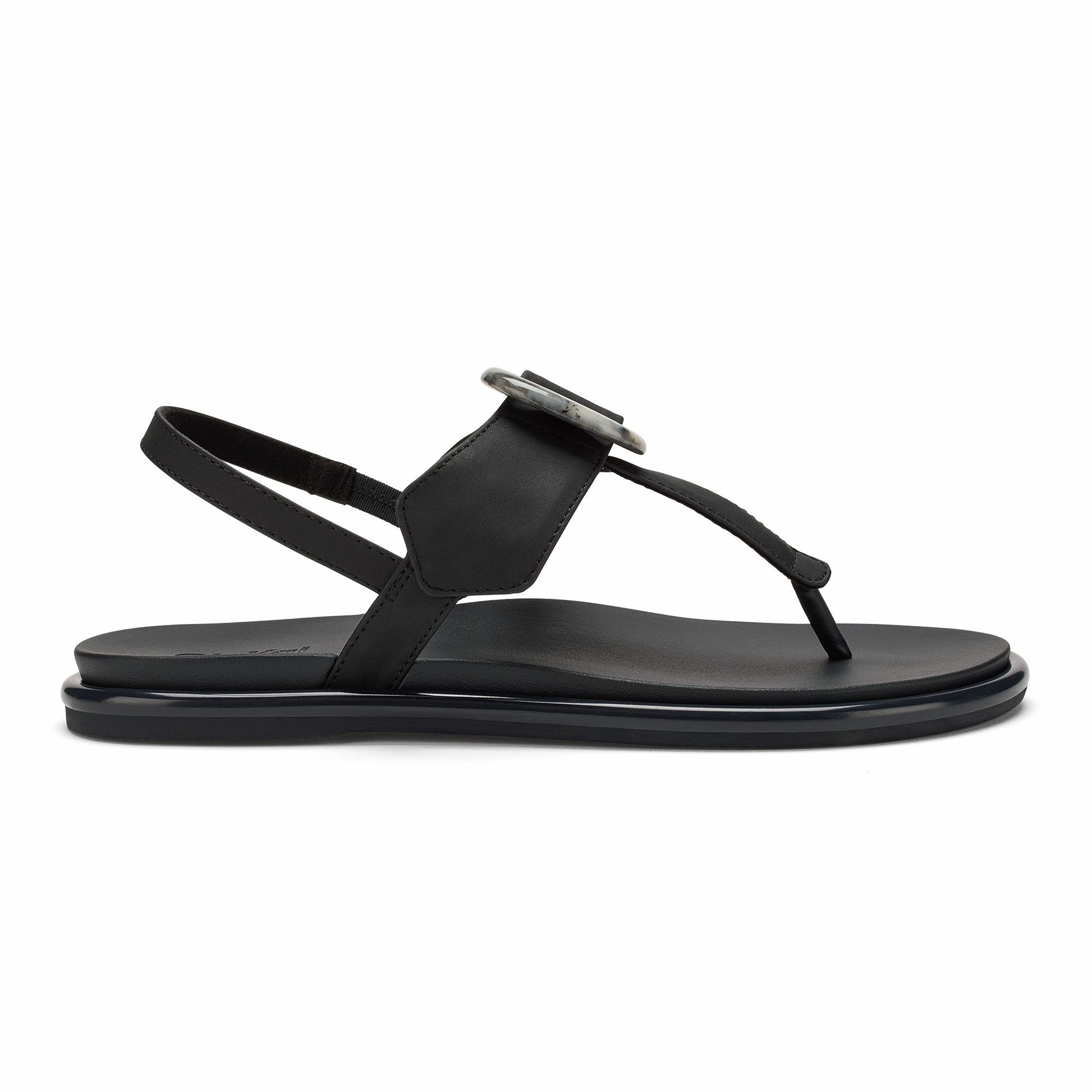 Olukai La‘i T-Bar Strappy Sandals - Lava Rock