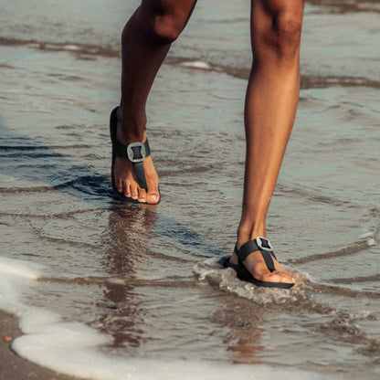 Olukai La‘i T-Bar Strappy Sandals - Lava Rock