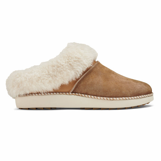 Olukai Ku‘i Women‘s Slip-On Slippers - Tan / Bone