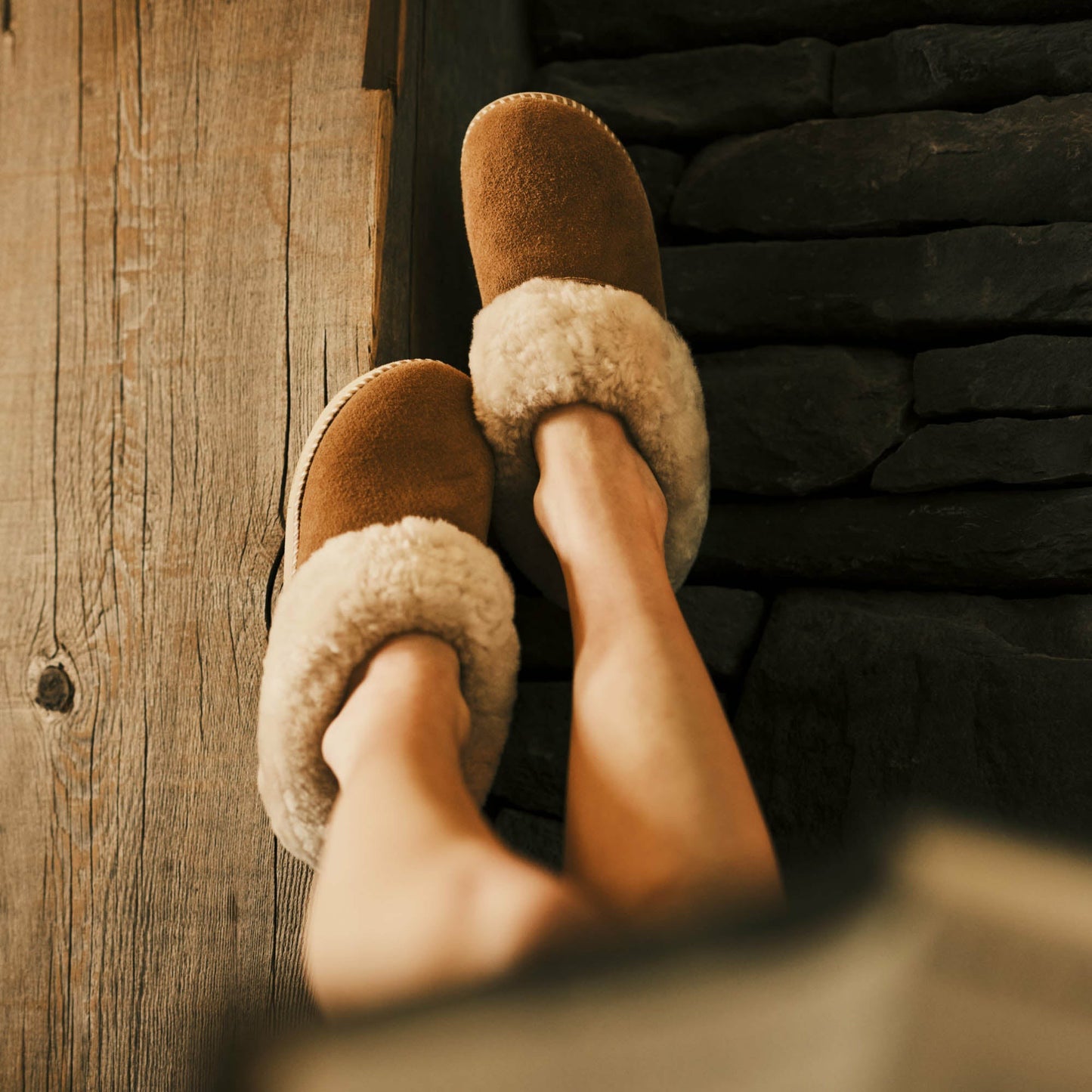 Olukai Ku‘i Women‘s Slip-On Slippers - Tan / Bone