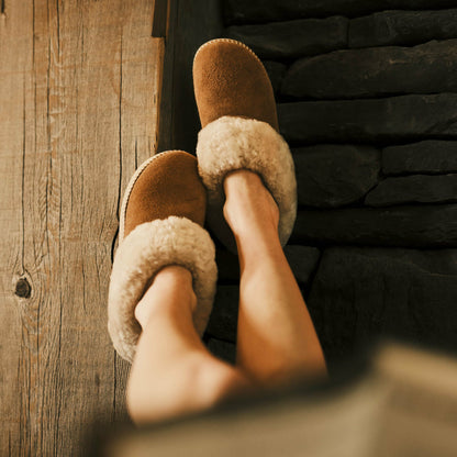 Olukai Ku‘i Women‘s Slip-On Slippers - Tan / Bone