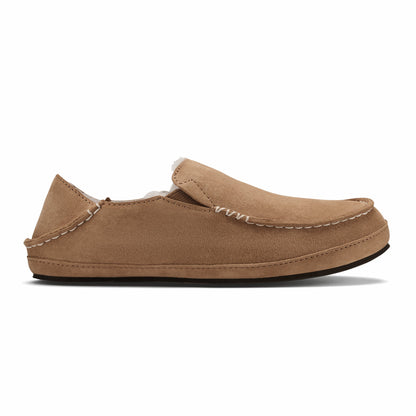 Olukai Nohea Leather Slippers - Tan