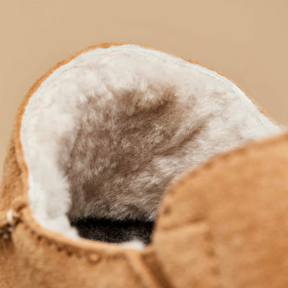 Olukai Nohea Leather Slippers - Tan