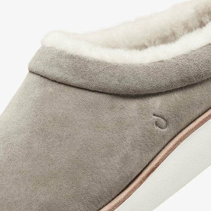 Olukai Mani-Taupe Grey / Golden Sand