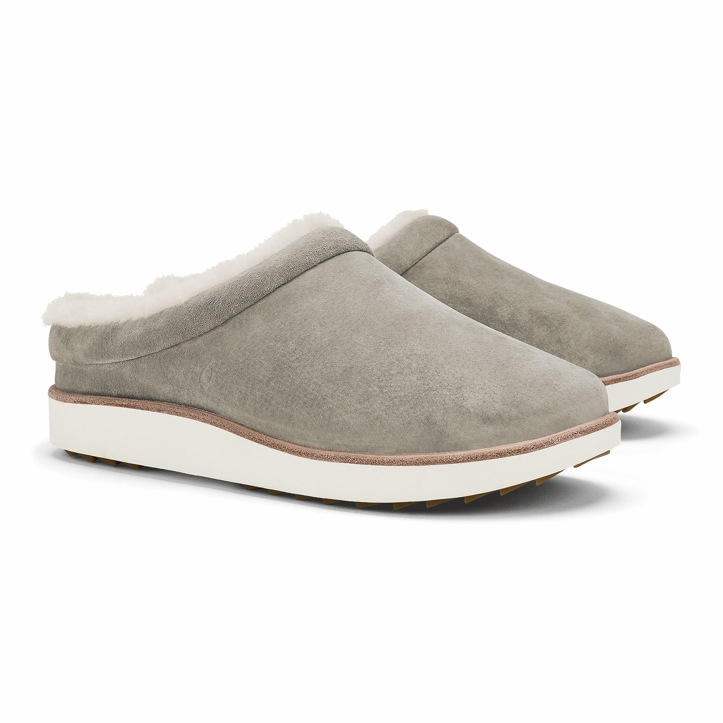 Olukai Mani-Taupe Grey / Golden Sand