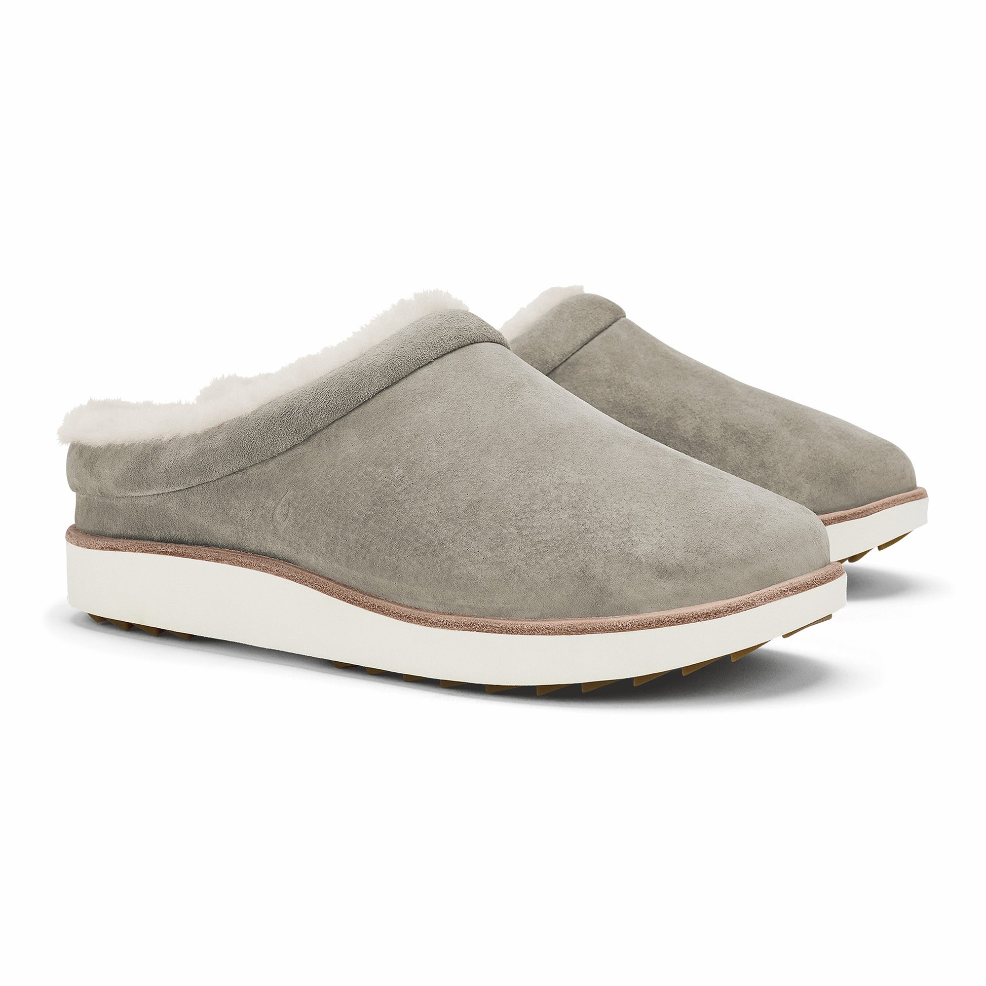 Olukai Mani-Taupe Grey / Golden Sand