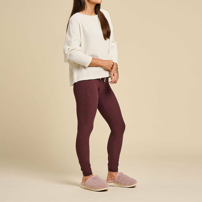 Olukai Pūpū Mua Shearling Mule Slipper - Pink Sea Salt