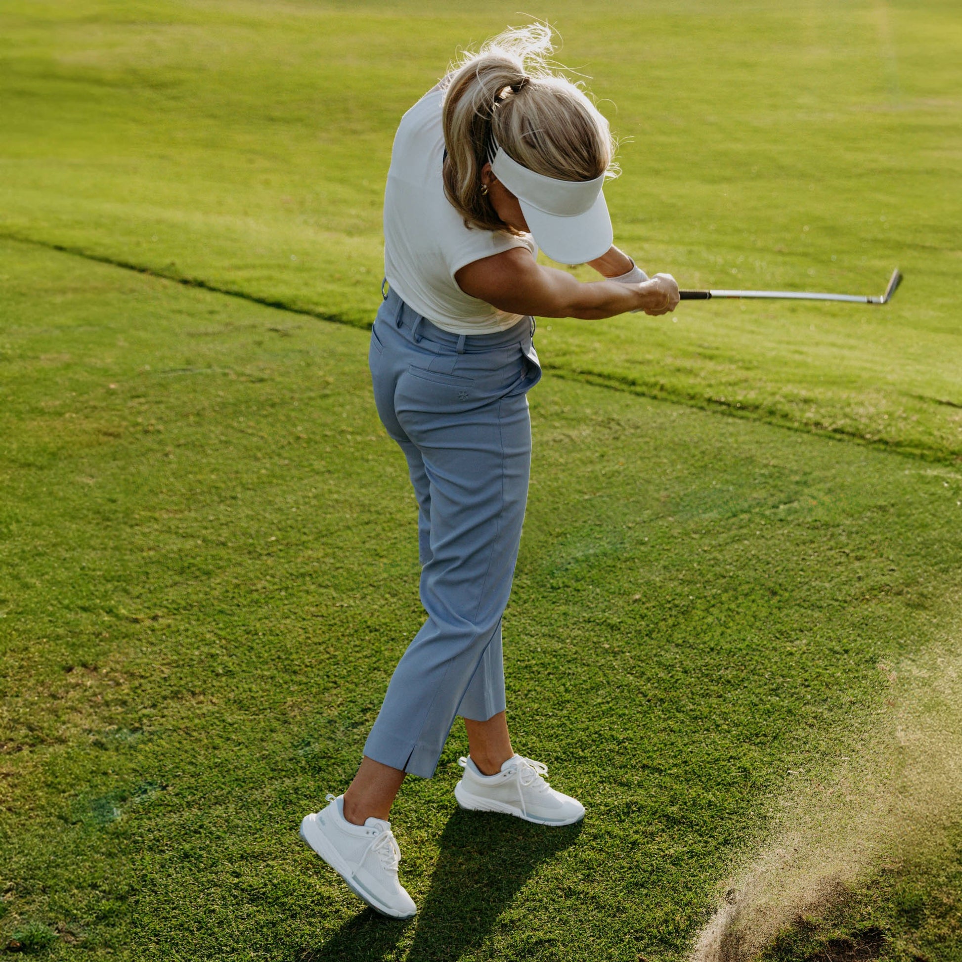 Olukai Mākena Waterproof Golf Shoes - Bright White