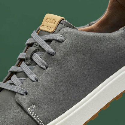 Olukai Wailea Waterproof Leather Golf Shoes - Stone