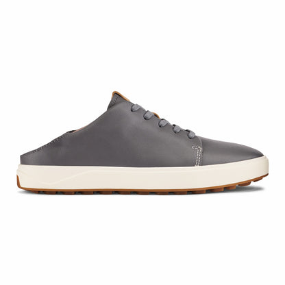 Olukai Wailea Waterproof Leather Golf Shoes - Stone