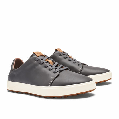 Olukai Wailea Waterproof Leather Golf Shoes - Stone