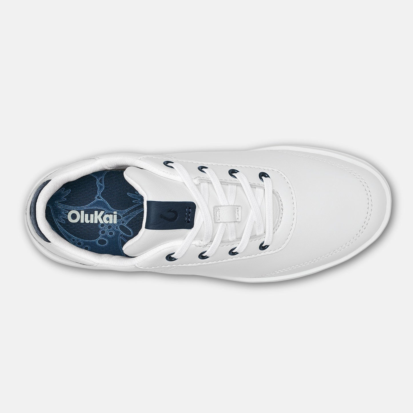 Olukai Puakea - Bright White / Trench Blue
