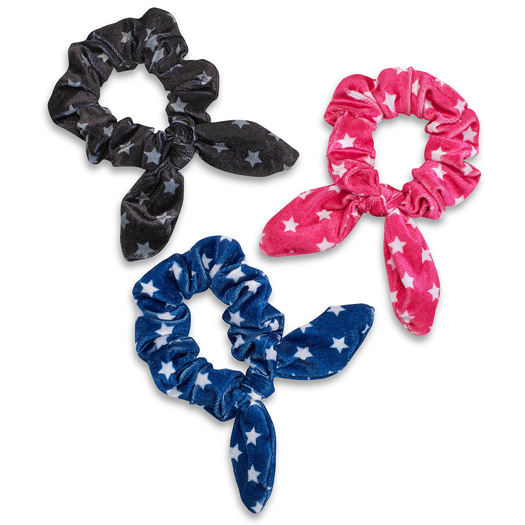 Velvet Knot Star Scrunchies / Top Trenz For Sale