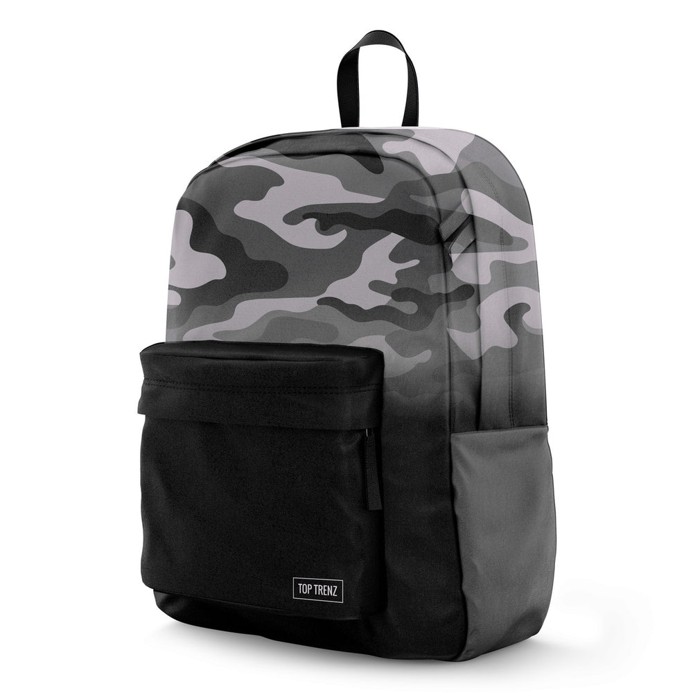 Fun Camo School And Camp Backpack For Kids And Tweens / Top Trenz Outlets