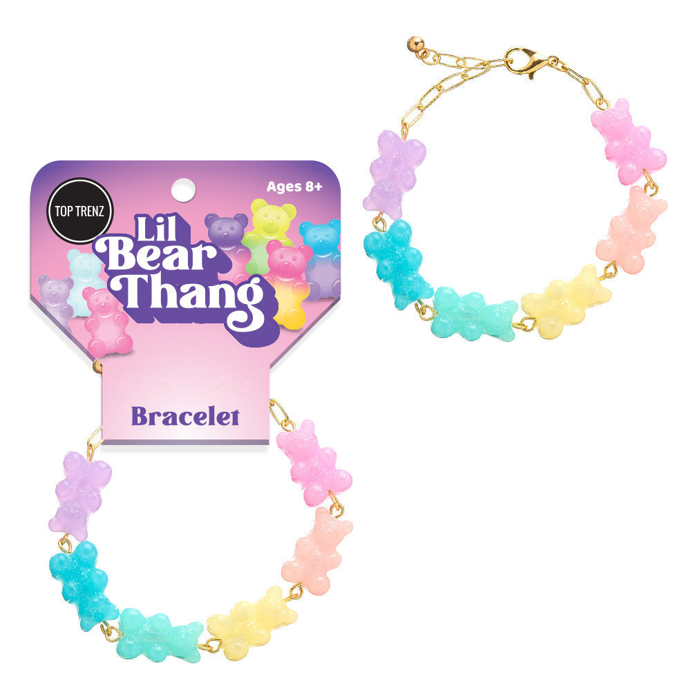 Expressive Kids' Bracelet with Bear Charms / Top Trenz Outlets