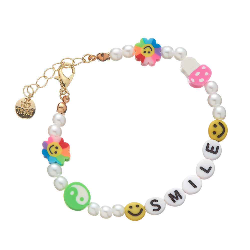 Versatile and Stylish Kids' Beaded Bracelet / Top Trenz Discount
