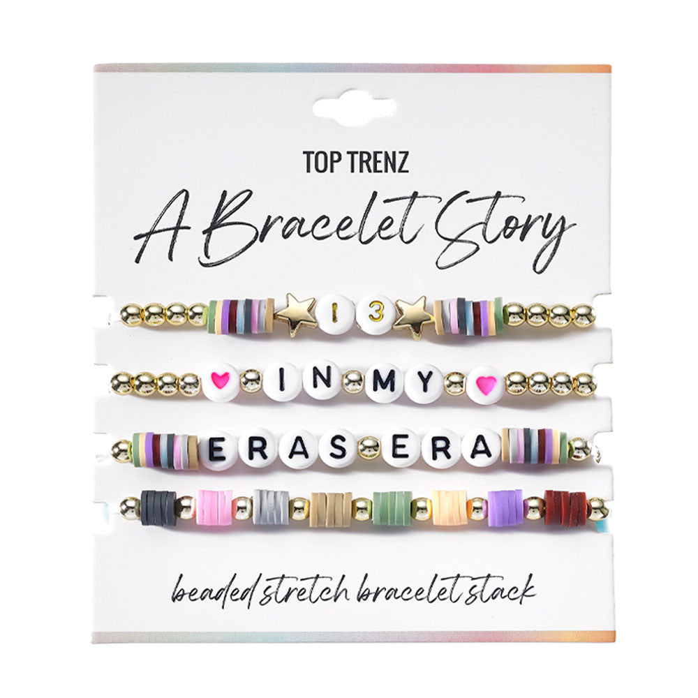In My Eras Era Bracelet Story Set – 4-Piece Collection / Top Trenz Discount