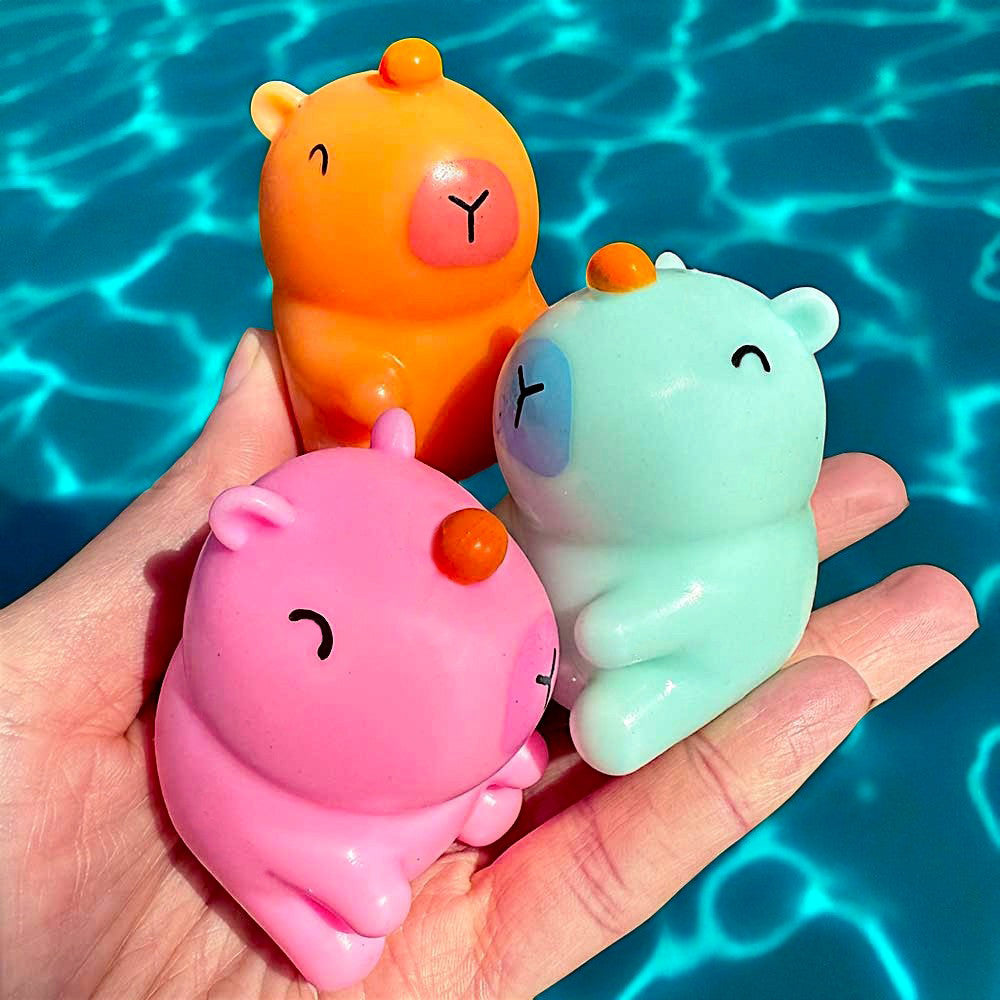 Sticky Fidget Bubble Foam Capybara Toy / Top Trenz For Sale