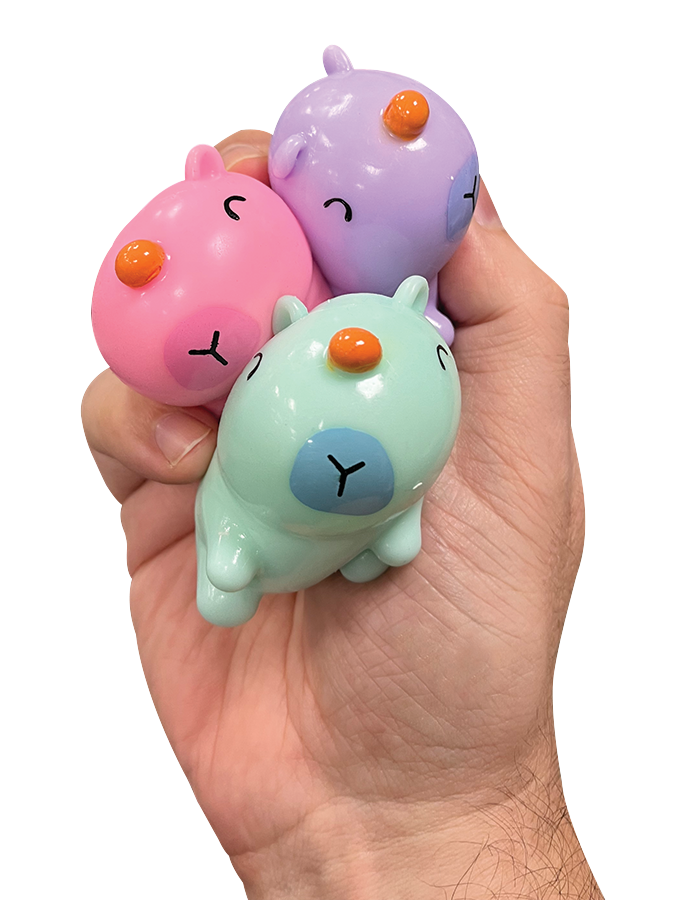 Sticky Fidget Bubble Foam Capybara Toy / Top Trenz For Sale