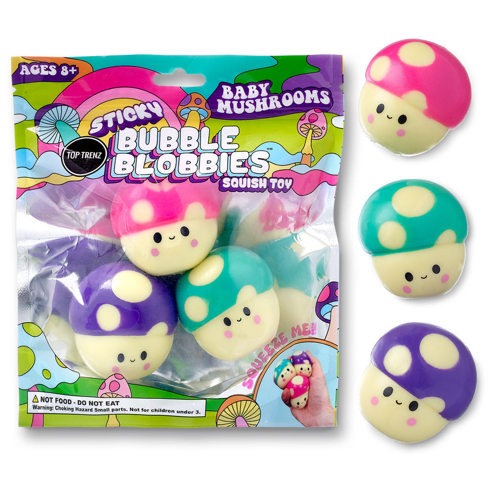 Mushroom-Shaped Bubble Fidget Foam Toy / Top Trenz Online